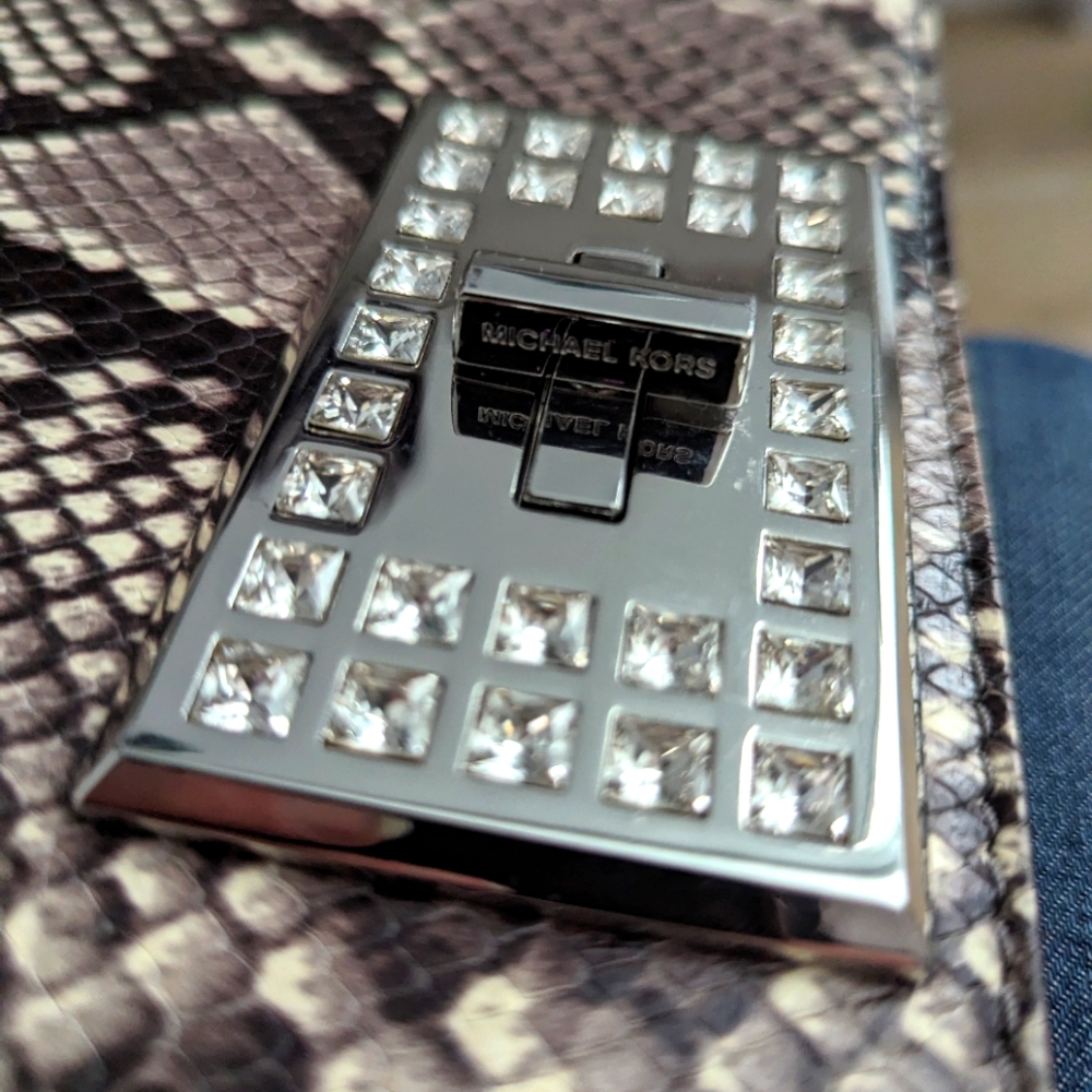 Michael Kors python shoulder bag - Picture 4 of 7